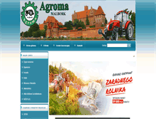 Tablet Screenshot of agroma-malbork.pl